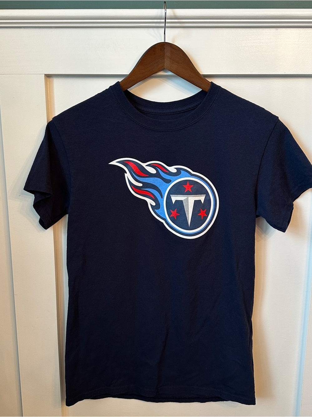 Team Apparel Navy NFL Logo Tee - Navy, Red, White